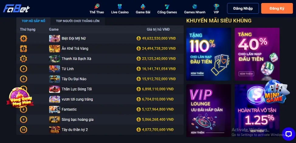 Hình ảnh quảng cáo các chương trình khuyến mãi và ưu đãi hấp dẫn của dv88 win